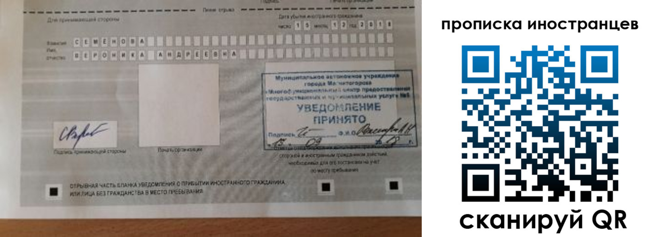 прописка штамп в Зверево